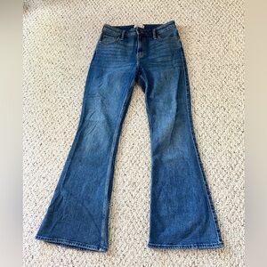 Abercrombie & Fitch Dark Blue Flare Jeans